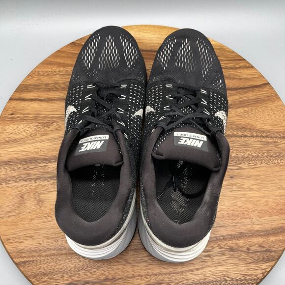 Nike Lunarglide 7 Shoes Mens Size 13 Black Running Comfort Walking Road Sneakers - Picture 5 of 8